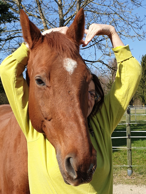 Dorothea mit Pferd